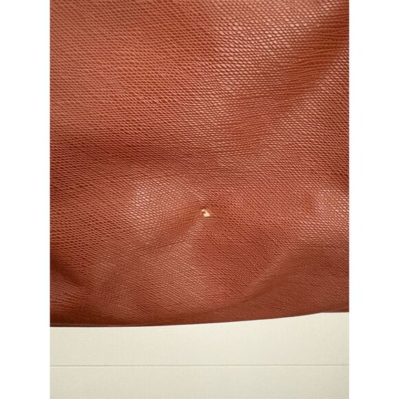 Adrienne Vittadini Women's Large Brown Leather Tote Bag - Picture 4 of 7